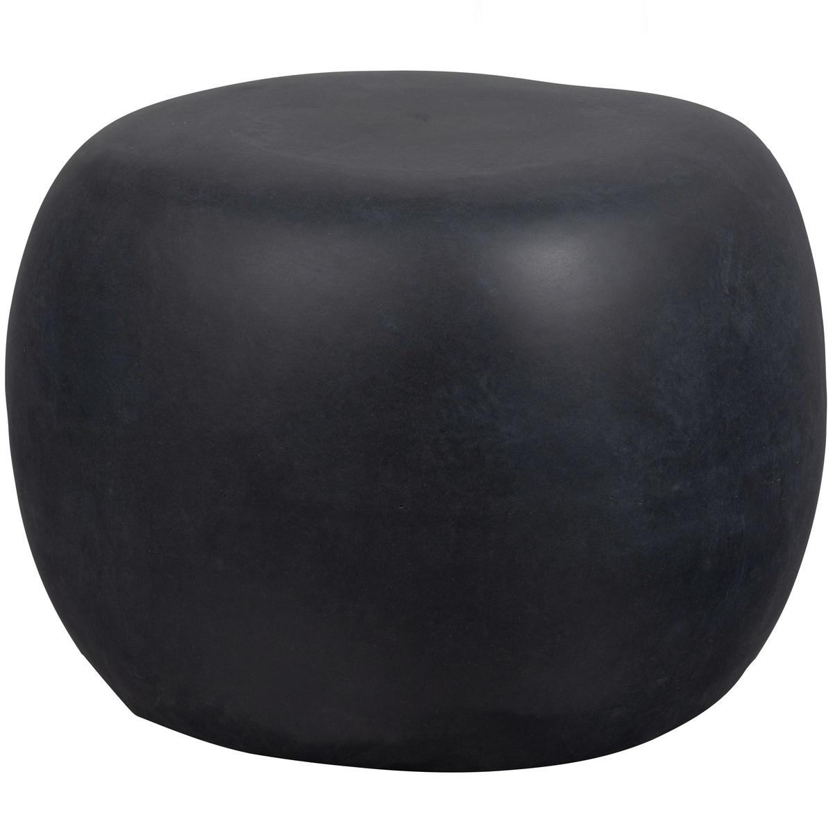 Couchtisch Pebble Anthrazit B: 50 cm - Anthrazit, Design, Glas/Keramik (50/50/35cm) - Livetastic