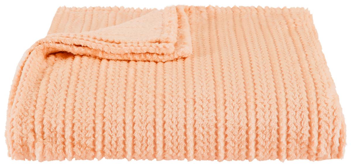 Kuscheldecke Angela - Orange, MODERN, Textil (180/220cm) - Luca Bessoni