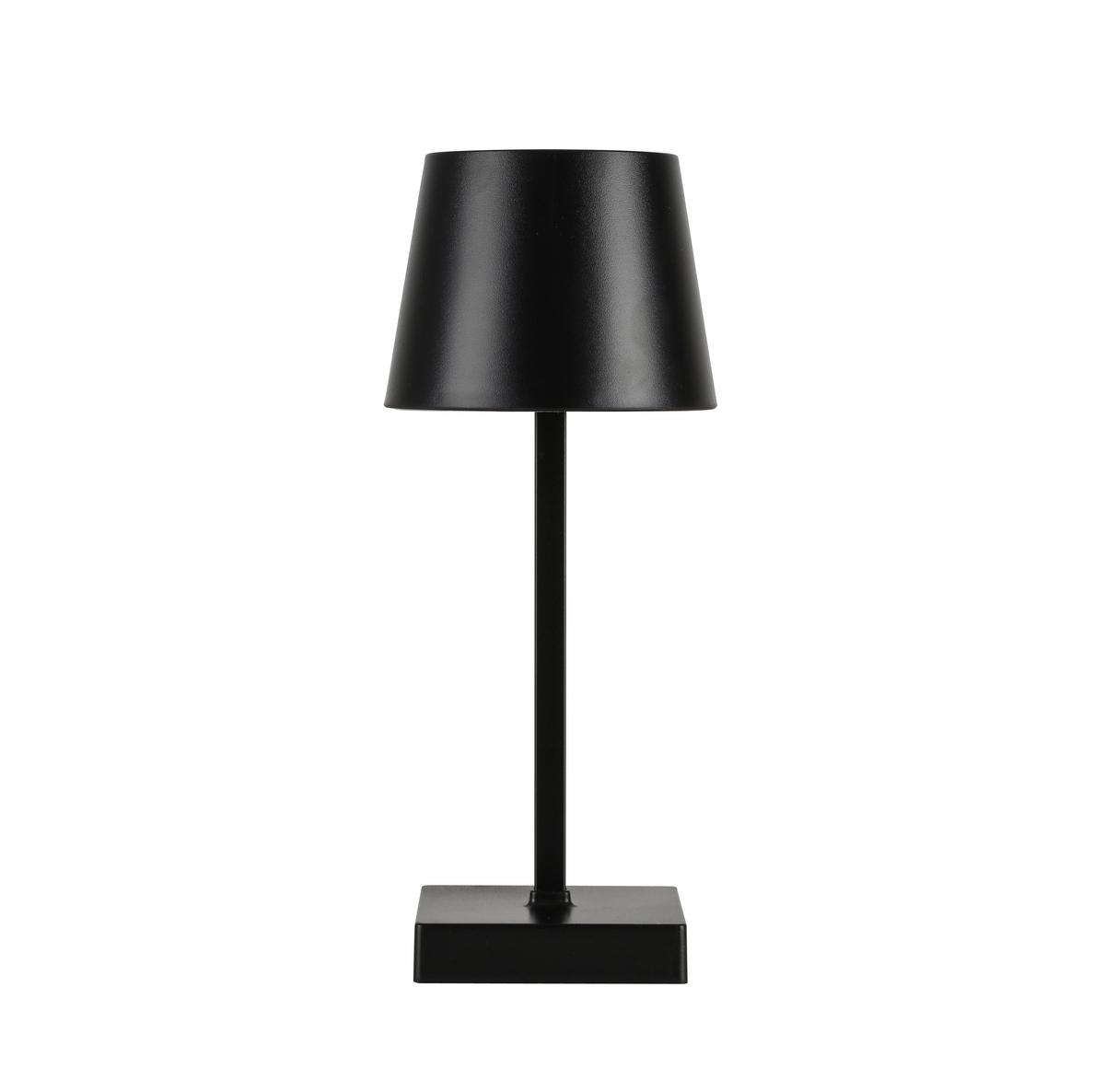 LED-Tischleuchte Celine - Schwarz, MODERN, Kunststoff/Metall (10,5/26cm) - Luca Bessoni
