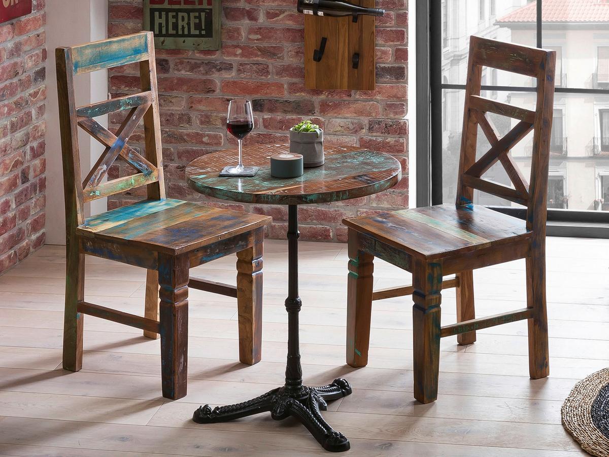 STUHL Multicolor 2-teilig - Multicolor, MODERN, Holz (45/100/45cm) - MID.YOU