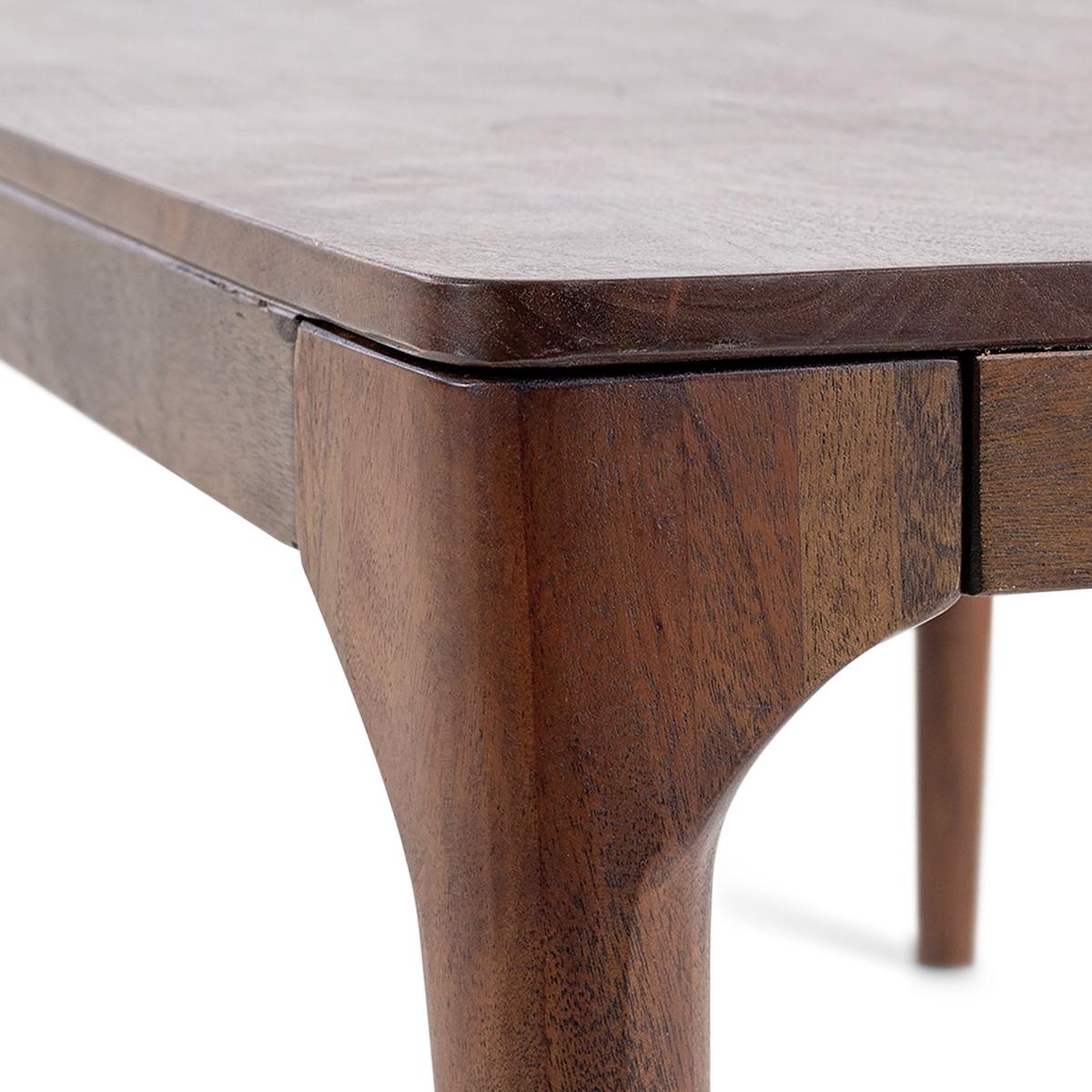 Chouchtisch Holz Massiv Bosse Akazie - Akaziefarben, MODERN, Holz (115/60/45cm) - MID.YOU