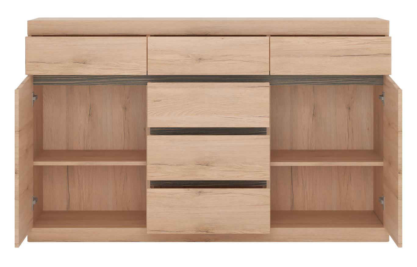 Kommode Summer San Remo Eiche Dekor B: 150 cm - MODERN, Holzwerkstoff (150/92/40cm) - Modern Living