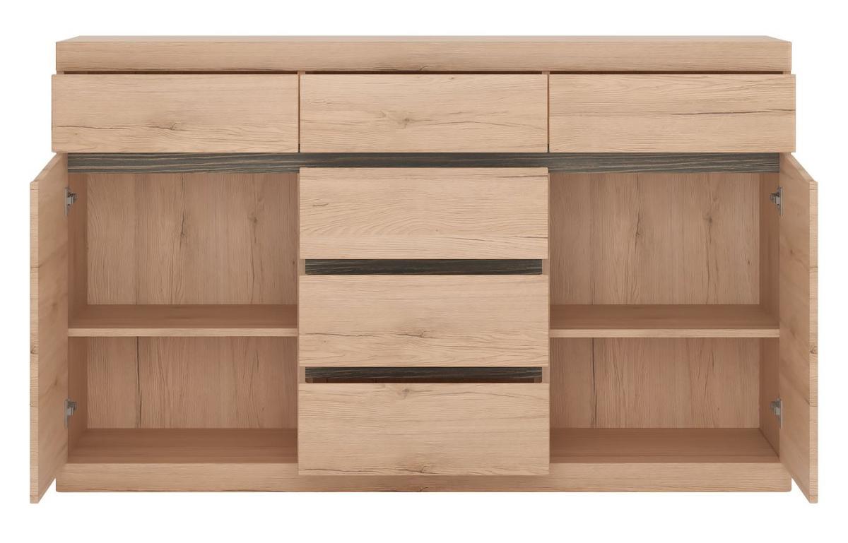 Kommode Summer San Remo Eiche Dekor B: 150 Cm - MODERN, Holzwerkstoff (150/92/40cm) - Modern Living