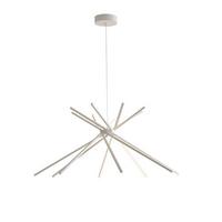 LED-Hängeleuchte Shanghai-S8c Bco - Weiß, Design, Metall (113/160cm)