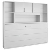 Überbauregal Albero 212 cm Weiß - Weiß, KONVENTIONELL, Holzwerkstoff (212/93/38cm)