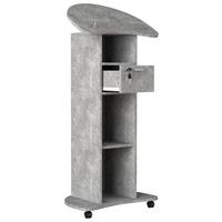Stehpult Redola M B: 56 Cm Grau - Grau, MODERN, Holzwerkstoff (56/110/37cm) - MID.YOU