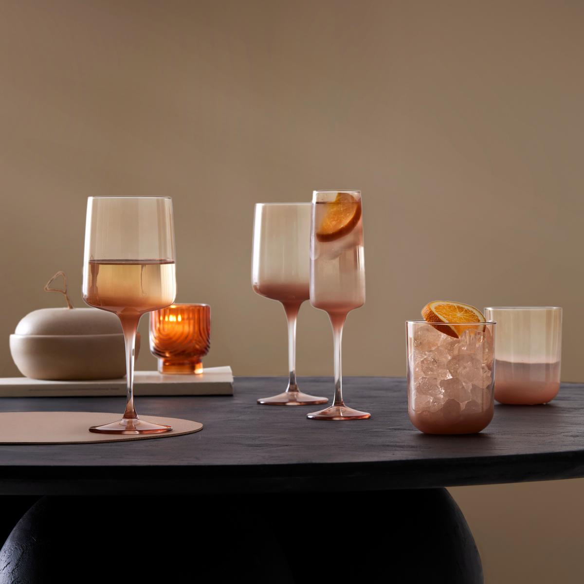 Sklenice na sekt 190ml - mokka, Moderní, sklo (6,2/21,7cm) - Mömax