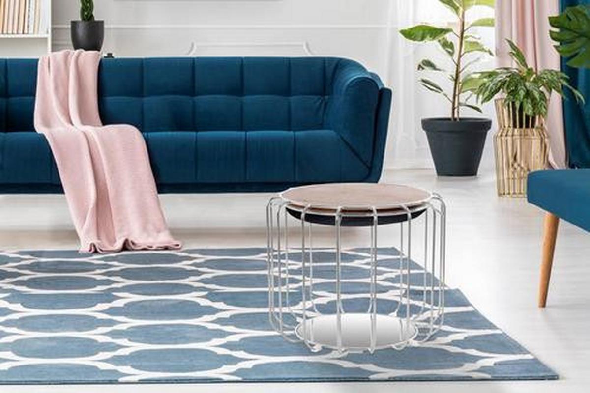 Beistelltisch/Pouf 2 in 1 Comfortable Silber/Schwarz - Silberfarben/Schwarz, Basics, Glas/Holzwerkstoff (50/50/45cm) - Kayoom