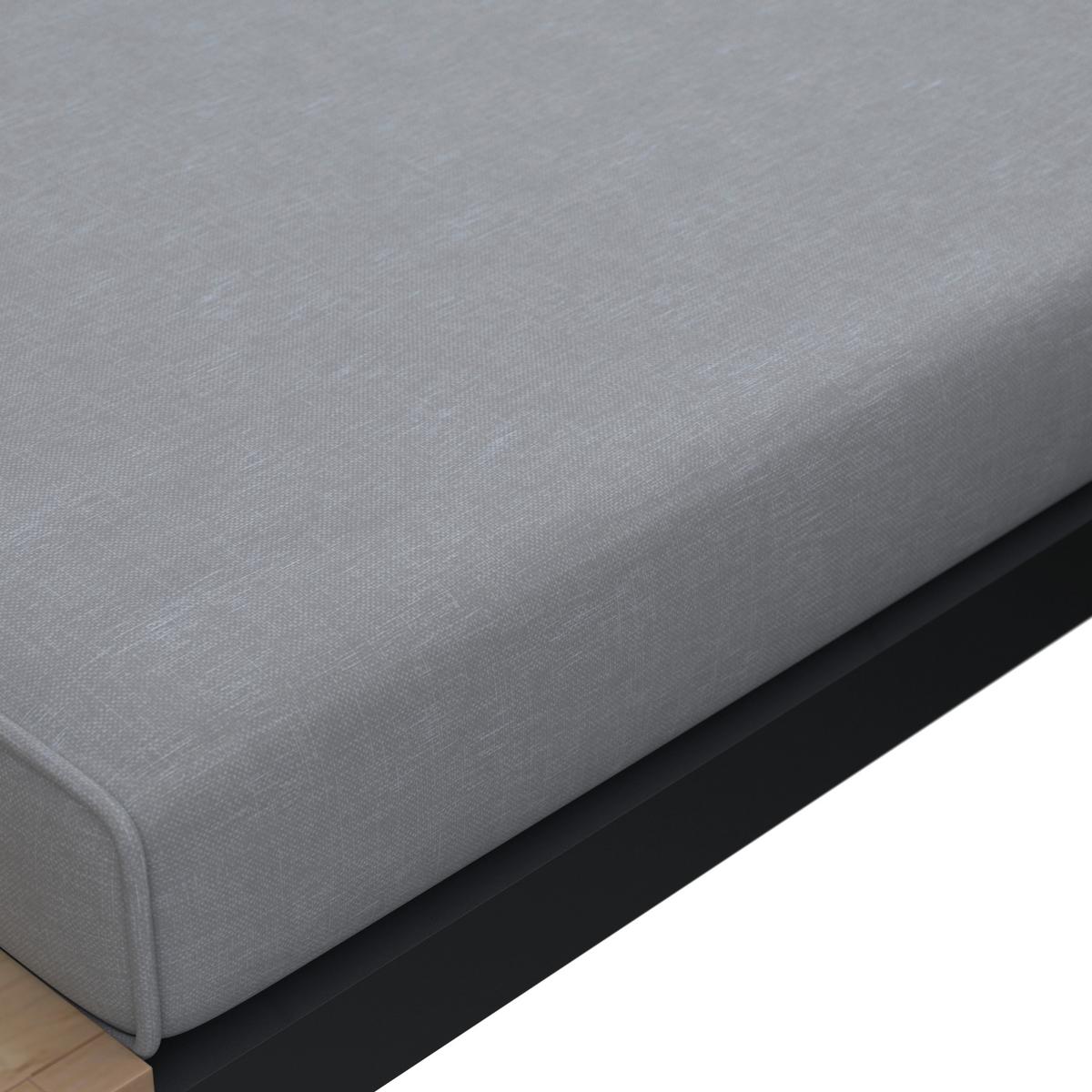 Záhradná sedacia súprava LORENA - čierna/farba akácie, Modern, kov/drevo (241/67/69cm) - Bessagi Garden