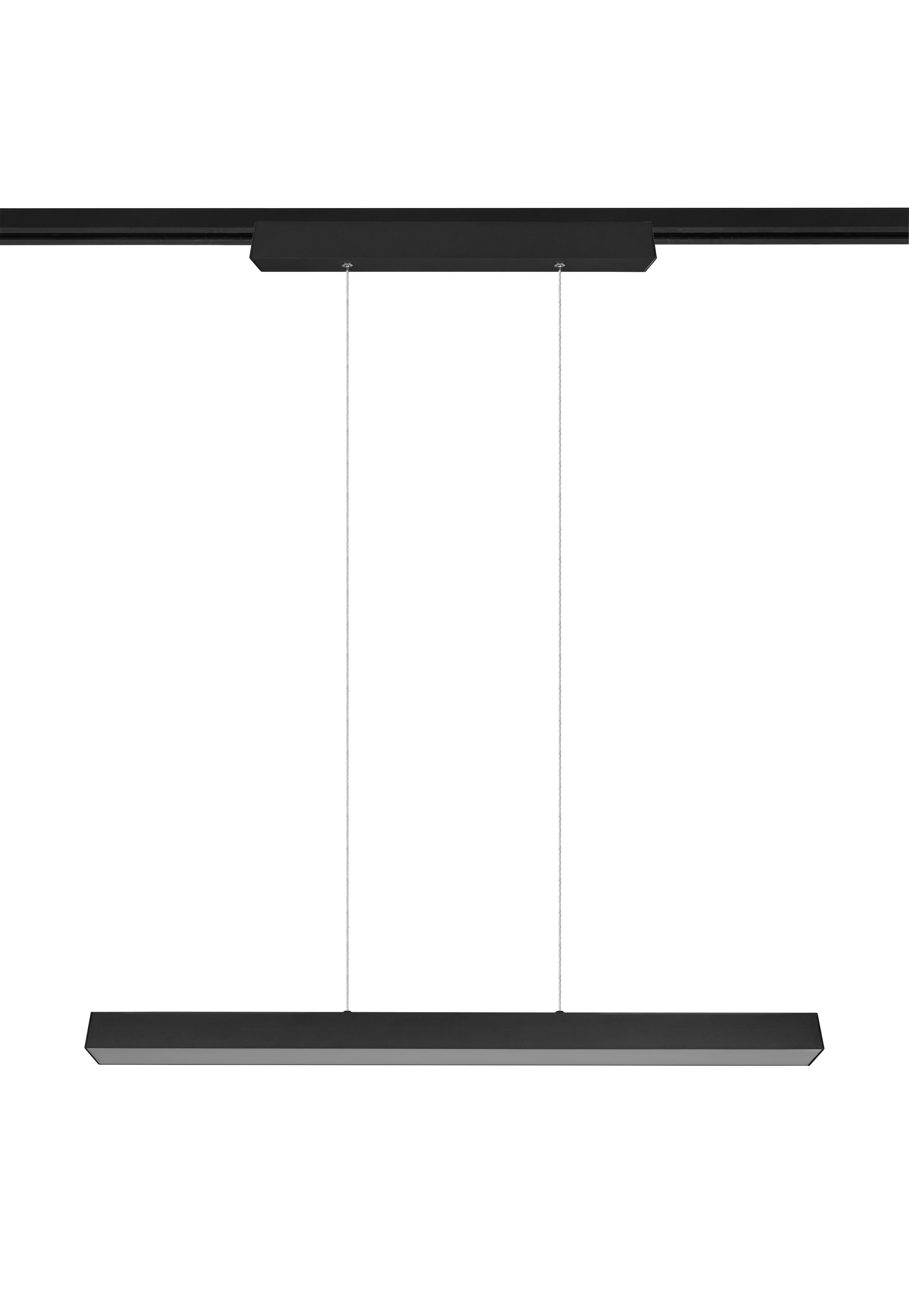 Schienensystem Duoline Hängeleuchte 73143131 Pl Paros - Schwarz, Basics, Metall (90/180/5cm) - Trio Leuchten