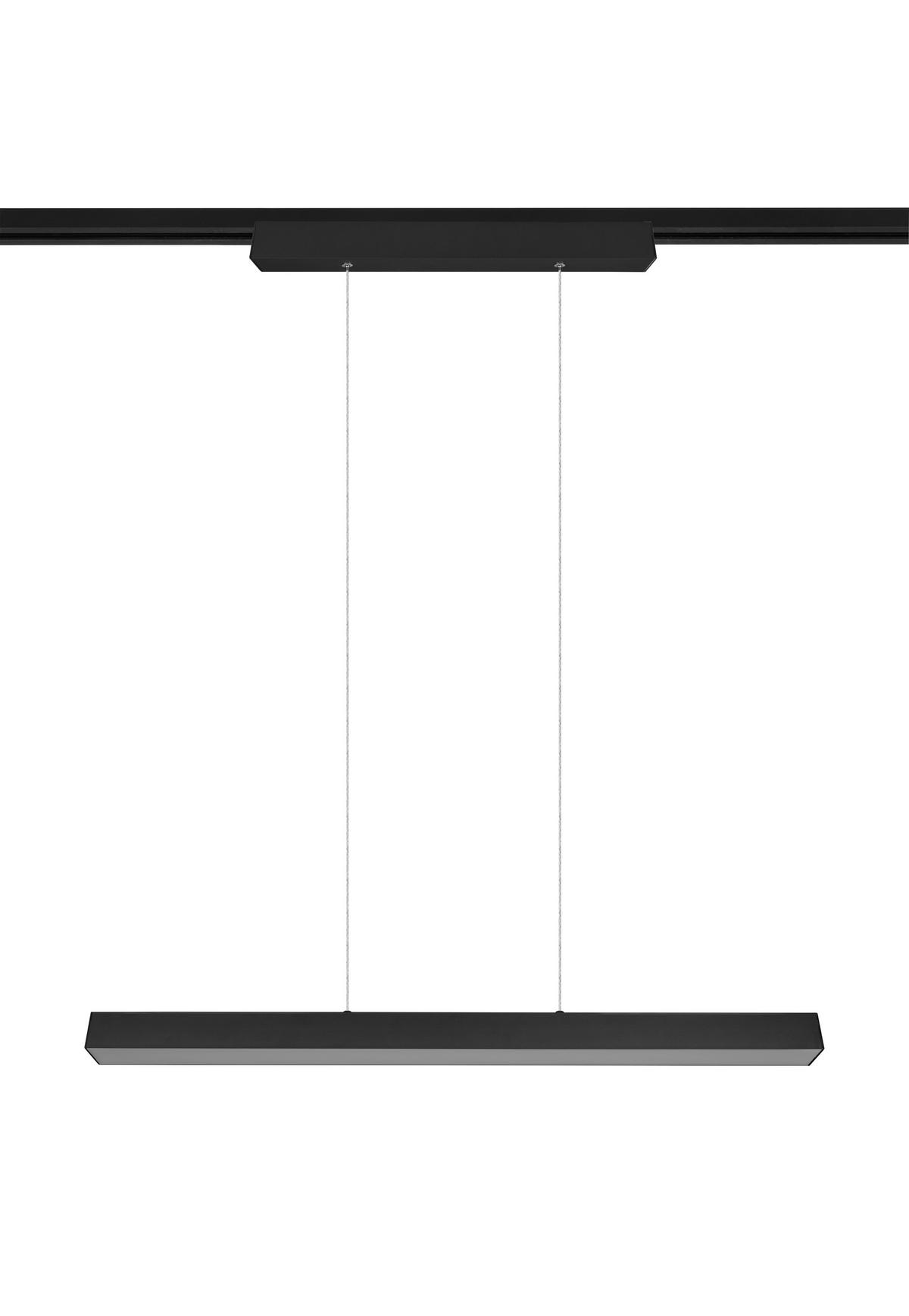 Schienensystem Duoline Hängeleuchte 73143131 Pl Paros - Schwarz, Basics, Metall (90/180/5cm) - Trio Leuchten