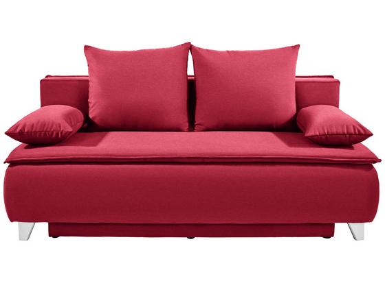 Pohovka Boxspring Marlene - červená, Moderný, drevo/textil (208/100/106cm) - Luca Bessoni Pohovka Boxspring Marlene - červená, Moderný, drevo/textil (208/100/106cm) - Luca Bessoni