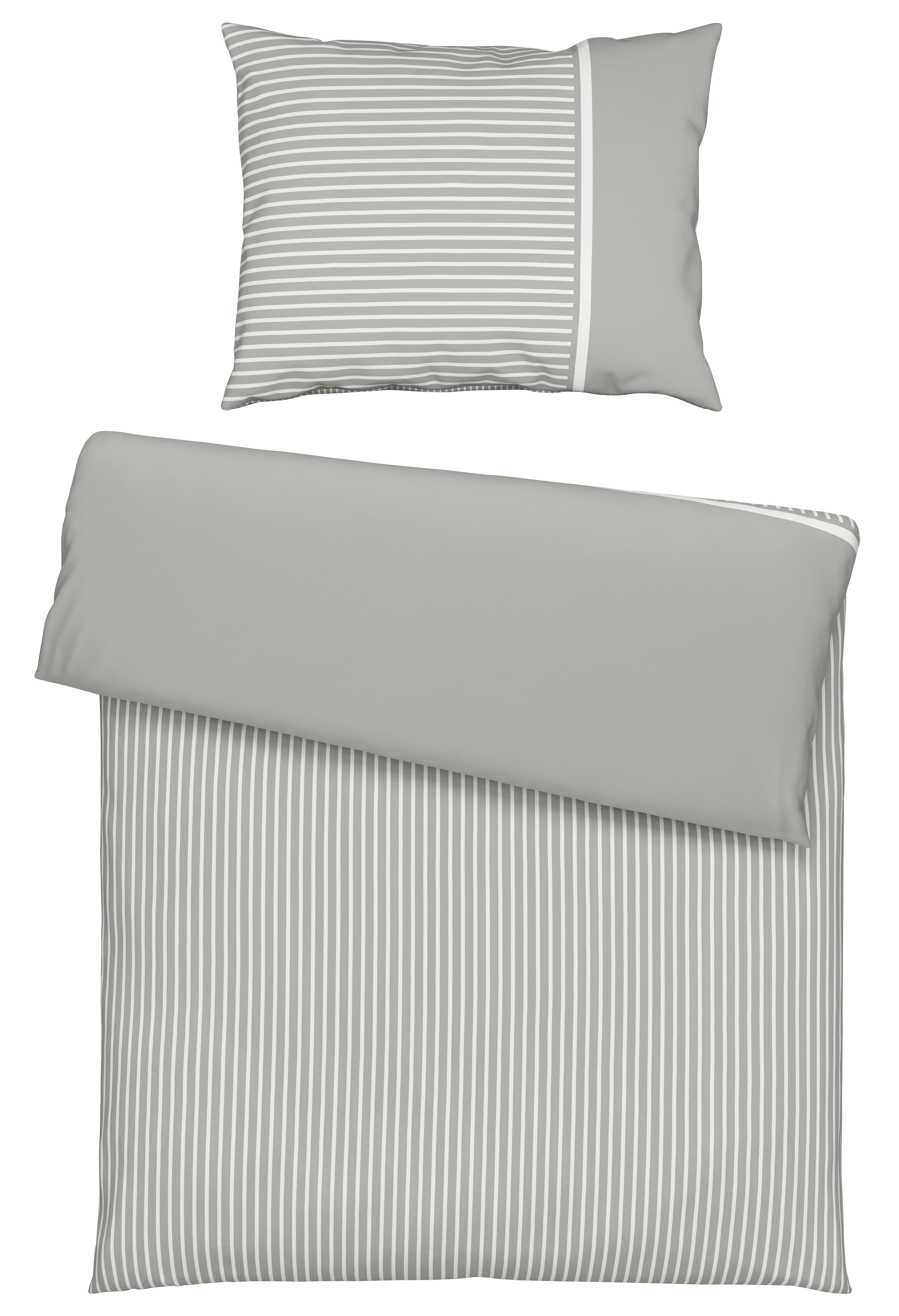 POVLEČENÍ JOHANNES - světle šedá, Konvenční, textil (140/200cm) - Mömax