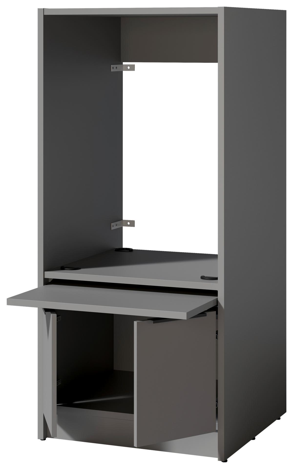 SKŘÍŇKA NAD PRAČKU TIDY HERO - šedá/černá, Basics, kov/kompozitní dřevo (70/150/68cm) - P & B