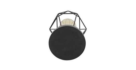 Tischlampe Kasia Schwarz Mit Schnurschalter - Schwarz, ROMANTIK / LANDHAUS, Metall (14/22cm) - James Wood