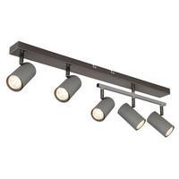 Strahler 57911-5s - Schwarzchrom/Grau, Design, Metall (70/35/17cm) - Globo