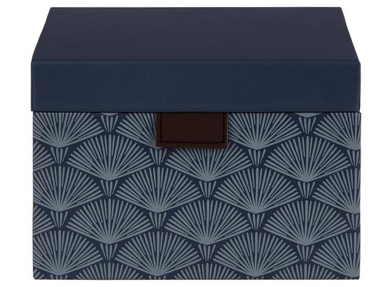 Aufbewahrungsbox Lola - Dunkelblau, Basics, Karton (16/16/11cm) Aufbewahrungsbox Lola - Dunkelblau, Basics, Karton (16/16/11cm)