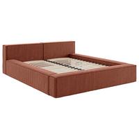 POLSTERBETT inkl. Lattenrost 180x200 - Beige/Schwarz, Basics, Holz/Textil (180/200cm) - Livetastic