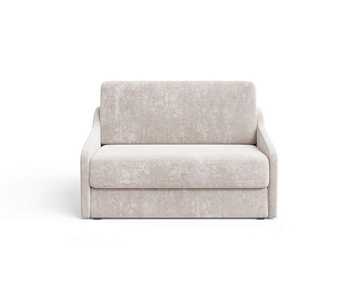 Schlafsofa Fly Beige, B: 136 cm - Beige/Creme, Design, Textil (136/86/113cm) - MID.YOU