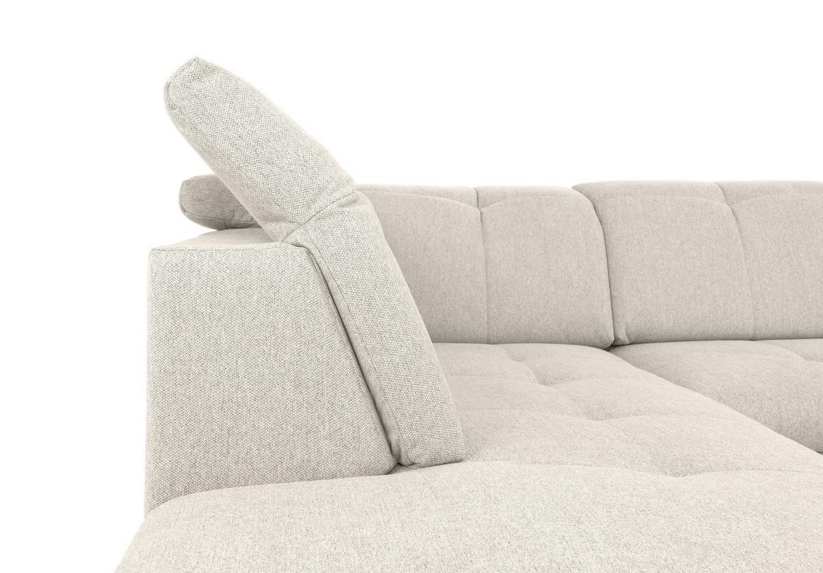 Wohnlandschaft Ramzes Beige U: 215x238x173 cm - Beige/Grau, Design, Textil (215/328/173cm) - MID.YOU