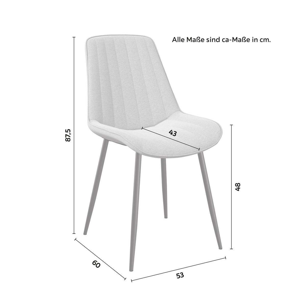 Jídelní set Eolona, 120cm - černá/krémová, Moderní, kov/kompozitní dřevo (120/76/120cm) - Bessagi Home