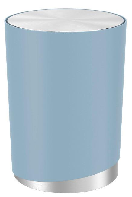 Koš na kosmetické potřeby Chris, 5l - modrá, Moderní, kov/plast (19,05/25,4cm) - Premium Living