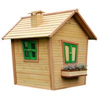 Spielhaus A030.044.00 - Braun/Grün, KONVENTIONELL, Holz (144/146/157cm) - Ambia Garden