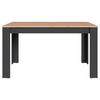 Esstisch Nori Eiche Artisan/anthrazit B:80cm - Anthrazit/Eiche Artisan, LIFESTYLE, Holzwerkstoff (120/80/75cm) - MID.YOU