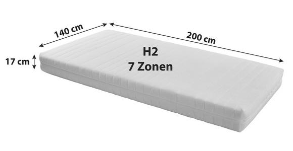 Kaltschaummatratze Lisi 140x200 cm H2 H: 17 cm - Weiß, KONVENTIONELL, Textil (140/200cm) - Primatex