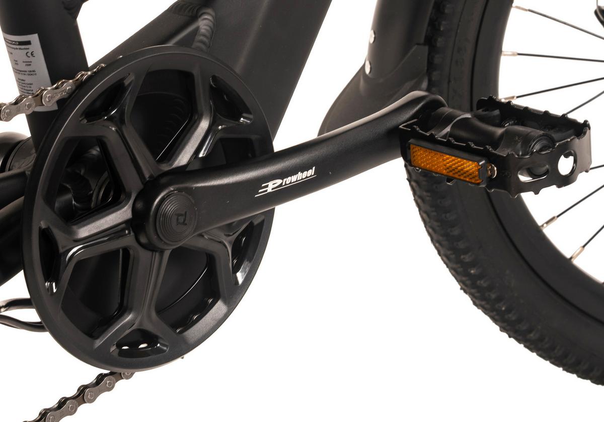 E-citybike 20 Zoll Schwarz - Schwarz, LIFESTYLE, Metall (180cm)