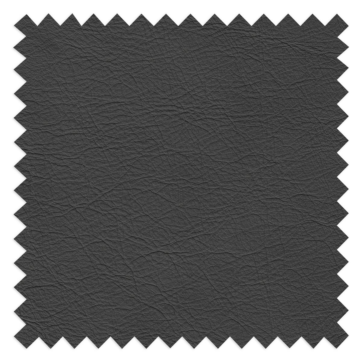 Relaxliege Swing Silver Schwarz B: 65 cm - Silberfarben/Schwarz, Design, Leder (65/65-95/171cm) - Livetastic