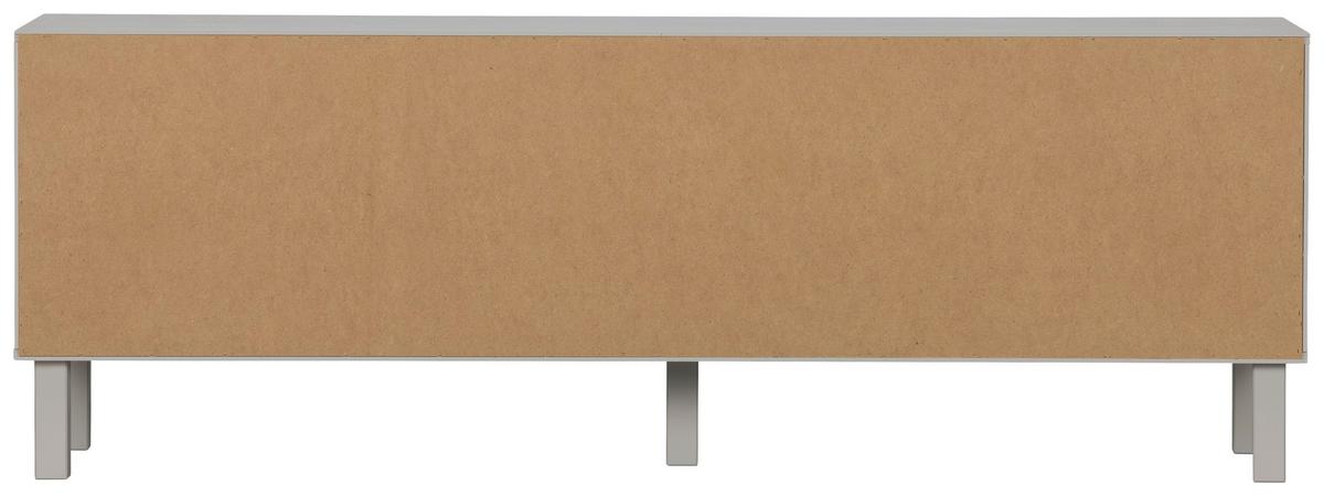 Lowboard Madu Hellgrau B: 160cm - Hellgrau/Grau, Design, Holz (160/56/46cm) - Livetastic