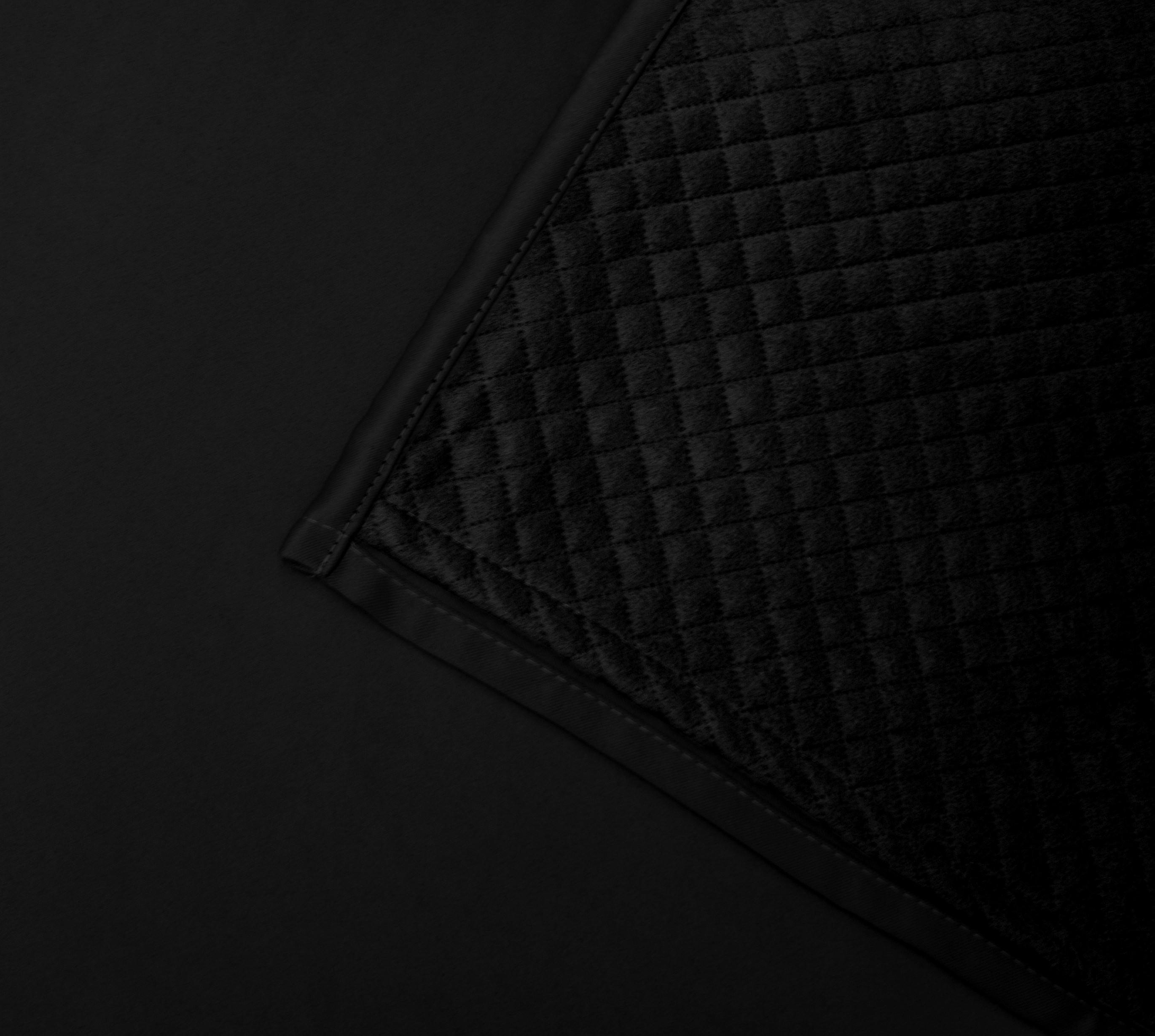 Lärmschutzvorhang Acustico Schwarz B: 135 cm - Schwarz, Basics, Textil (135/245cm) - Schmidt W. Gmbh