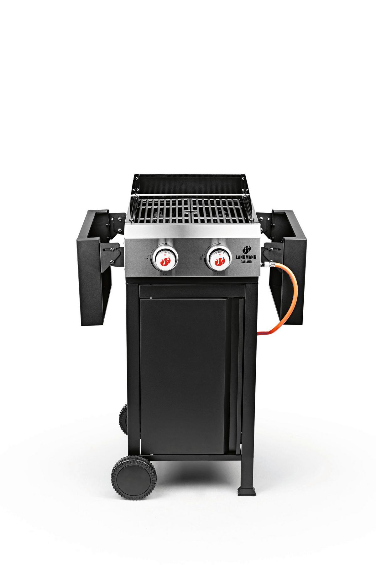Gasgrill Landmann Gasgrill Caliano 2.0 - Chromfarben/Schwarz, Basics, Metall (98/58/105cm)