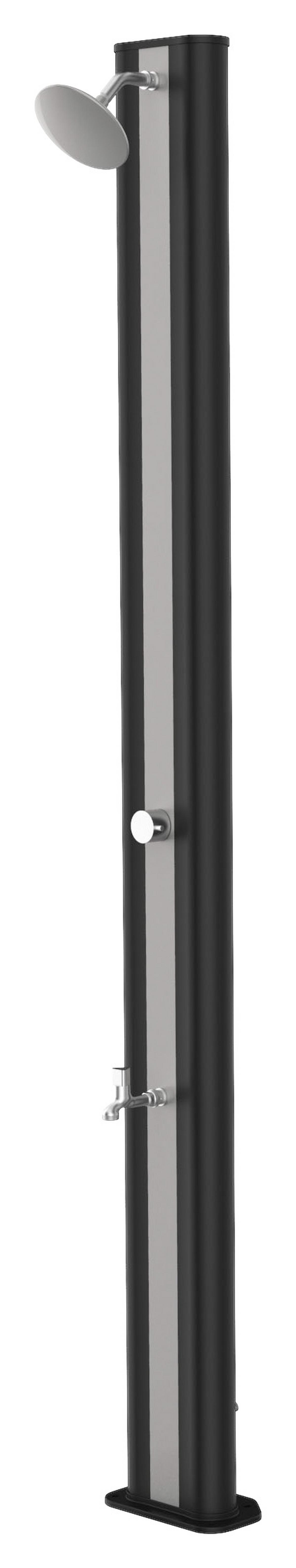 Solardusche Gre Ssp40 - Schwarz, KONVENTIONELL, Kunststoff/Metall (34/26,4/222cm) - Gre