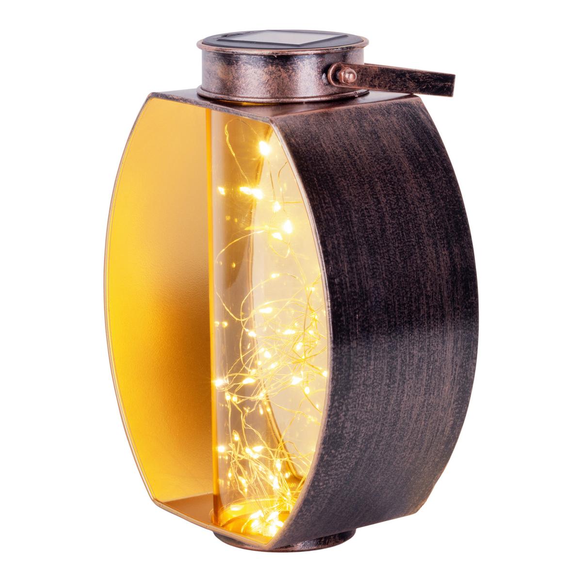 Solarleuchte 5294101 Fairylight - Messingfarben/Goldfarben, Basics, Kunststoff/Metall (19,5/12,5/26cm) - Näve