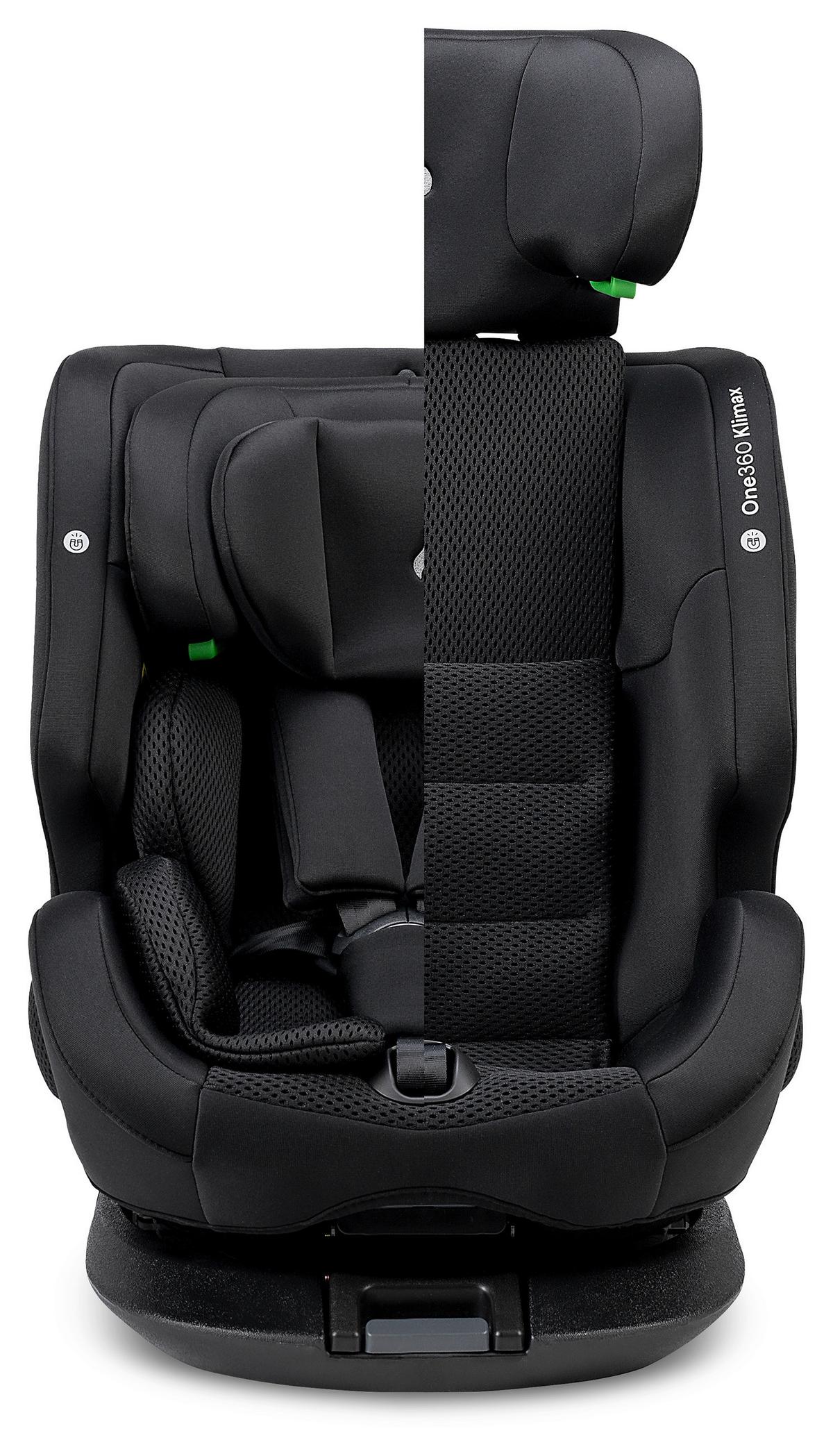 Reboarder-kindersitz One360 Klimax - Schwarz, Basics, Textil (48/43/58cm) - Osann