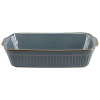 Auflaufform Keramik Classic L/B/H: ca. 34/20/7,5 cm - Petrol, KONVENTIONELL, Keramik (34/20/7,5cm) - Creatable