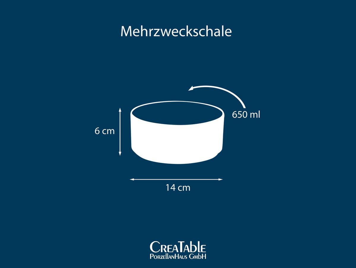 Müslischalenset Futuro Sand Hellbraun L: 30,5 cm - Hellbraun, Basics, Keramik (14/14/6cm) - Creatable