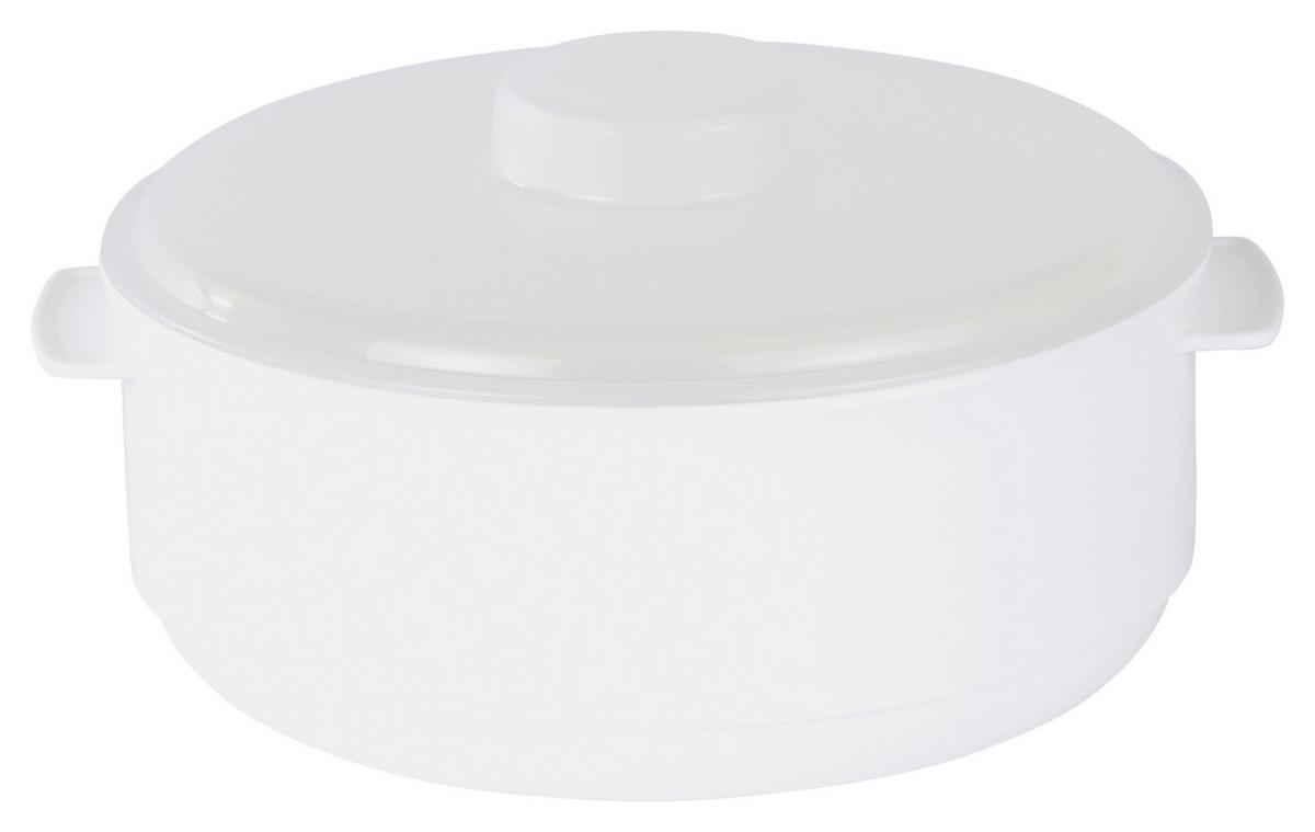 Mikrowellenset 3tlg Mira Versch. Größen - Weiß, Basics, Kunststoff (20/18,8/22,5cm)