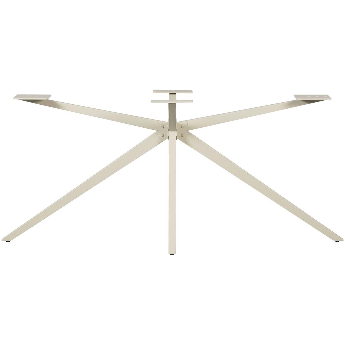 TISCHGESTELL Tablo Grau B: 170cm - Grau, MODERN, Metall (170/72/80cm) - Livetastic