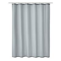 Duschvorhang Rica Bxl 180x200 Cm Hellgrau Blickdicht - Hellgrau, Basics, Textil (180/200cm) - Kleine Wolke