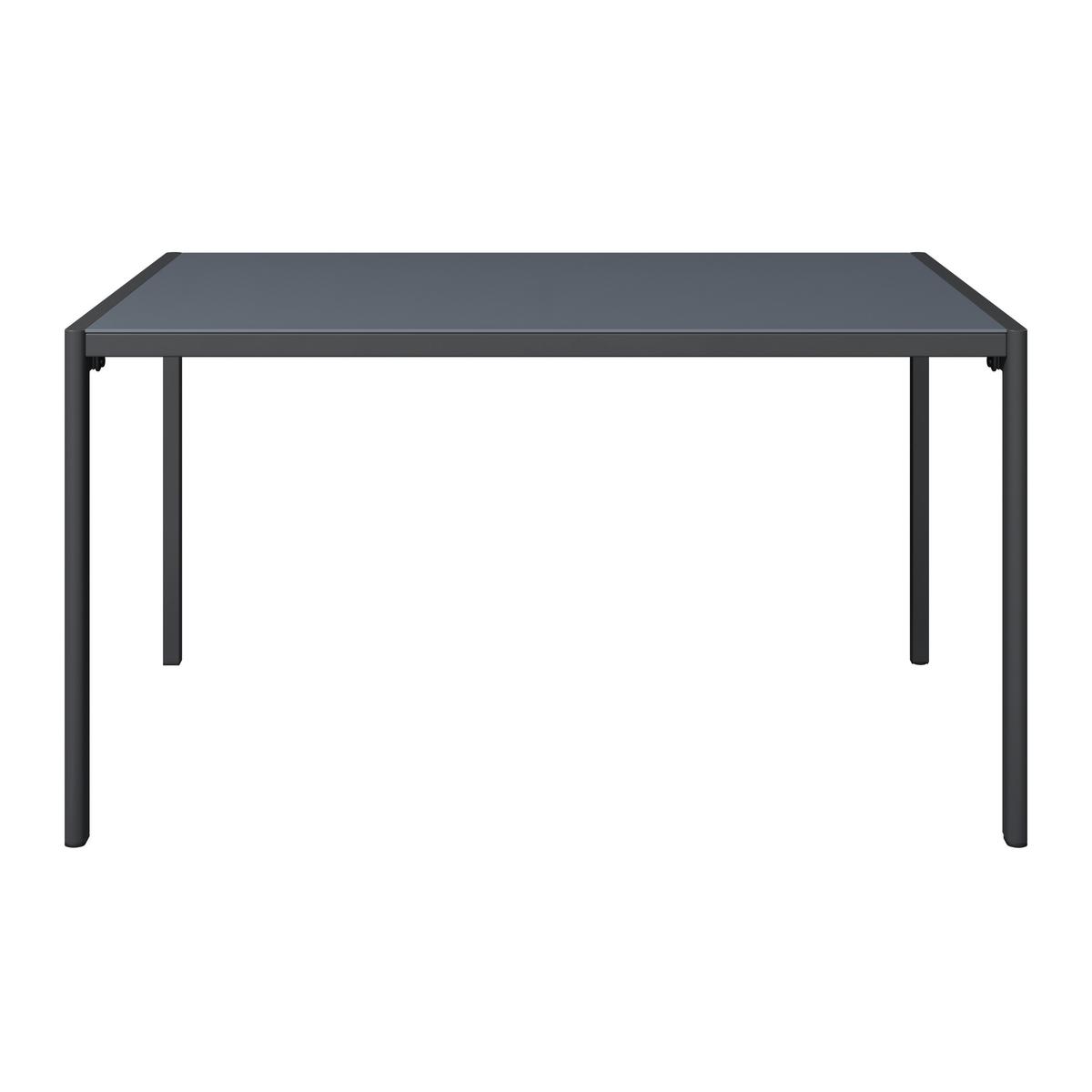 Gartentisch Paris - Anthrazit, MODERN, Glas/Metall (140/75/83cm) - Beldano