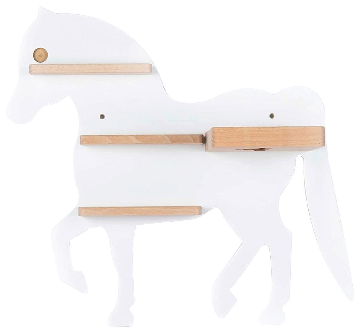 Kinderregal Boarti Weiß B: 46 cm - Weiß, MODERN, Holzwerkstoff (46/43/19cm) - Livetastic