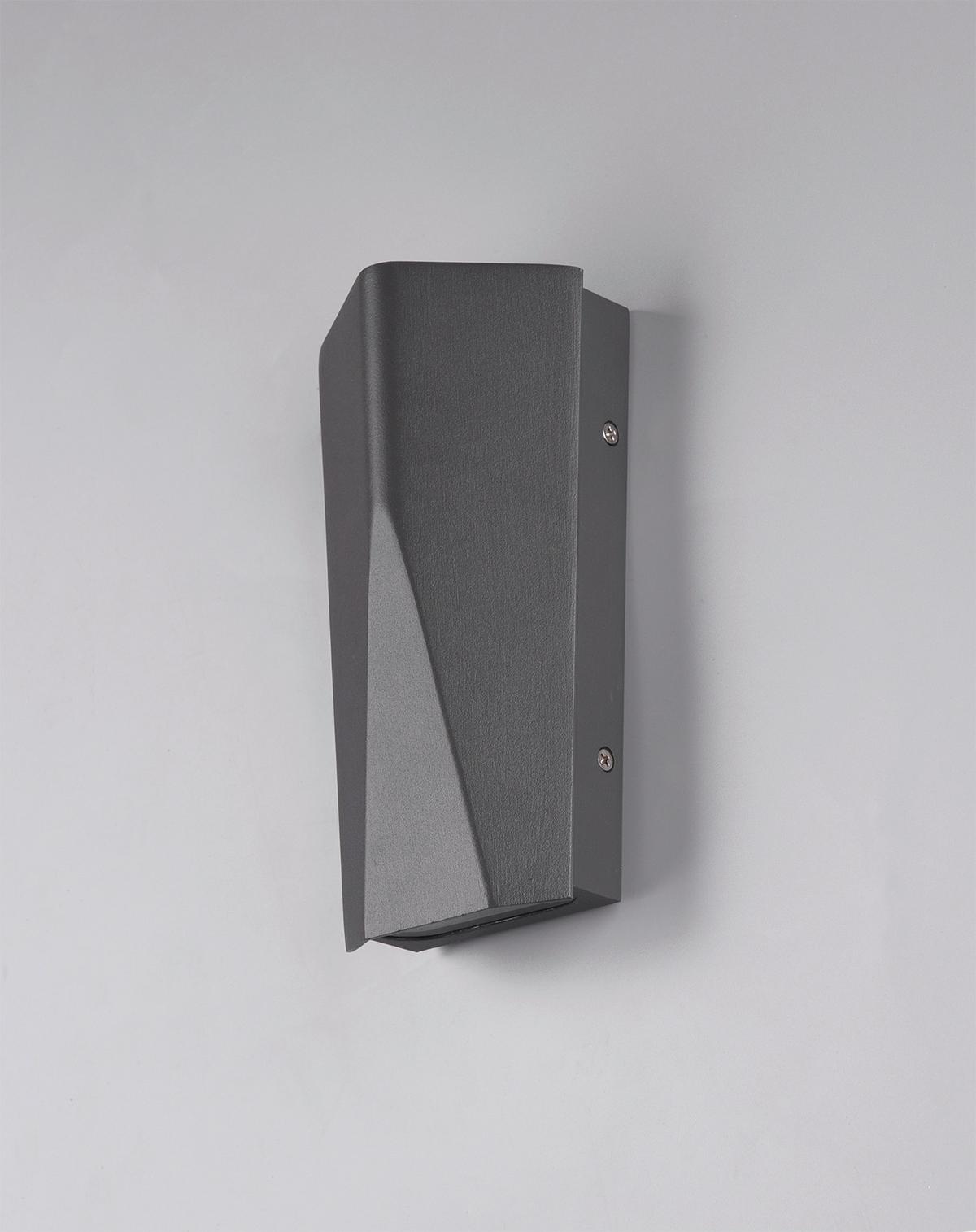 Außenwandleuchte Tay 4,5w Aluminium, Wandmontage - Anthrazit, Design, Metall (20/10,6/6,2cm) - Trio Leuchten
