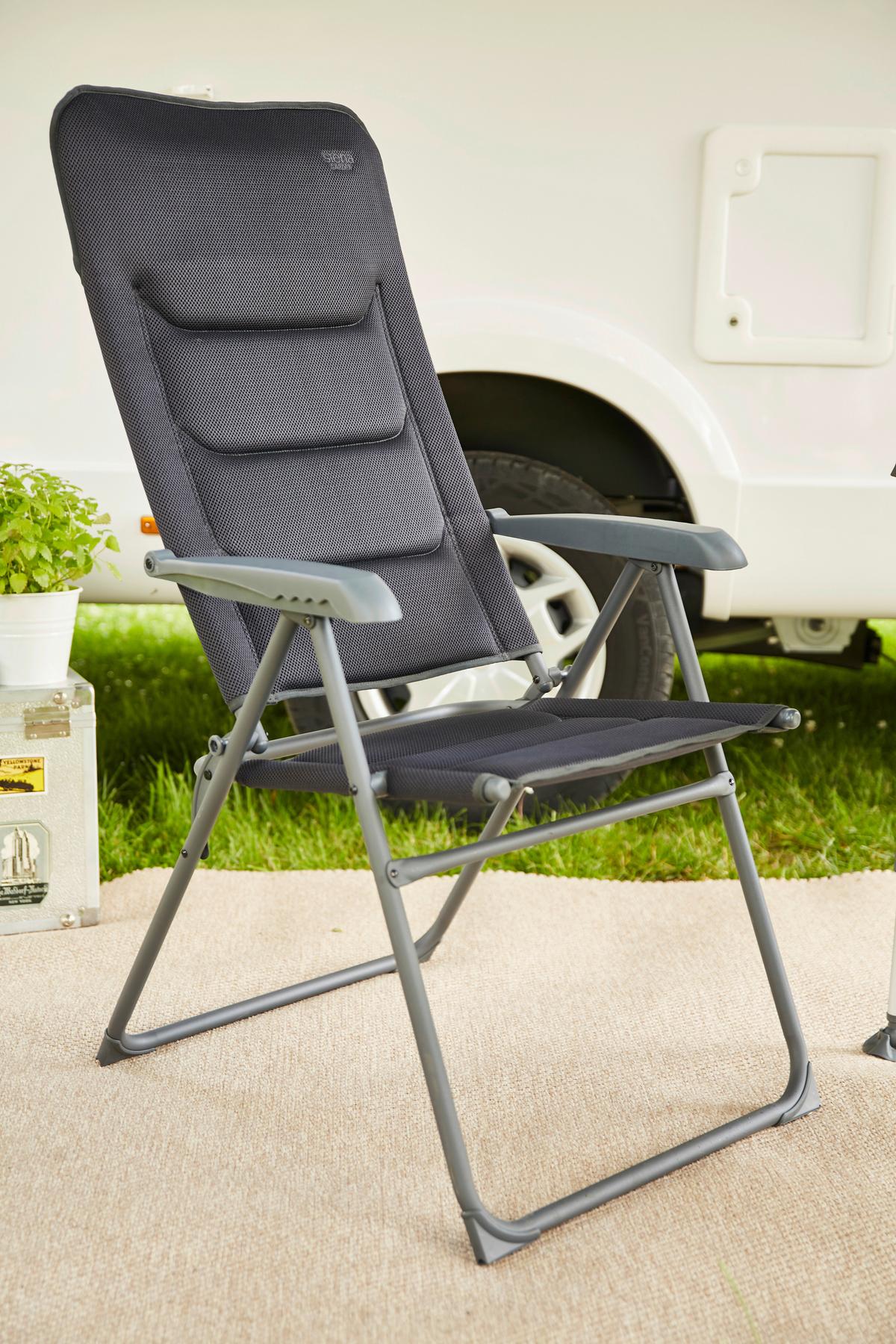 Campingsessel Klappbar M31076 mit Tragetasche - Anthrazit, KONVENTIONELL, Textil/Metall (71/118/59cm) - Siena Garden