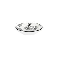 Miska na omáčku Shiva, Ø: 10,1cm - bílá/černá, Lifestyle, keramika (10.1/2,4cm) - Mömax