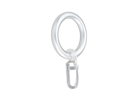 Ring Chrom Matt, 10 Stk. - Silberfarben, KONVENTIONELL, Kunststoff/Metall - Ombra Ring Chrom Matt, 10 Stk. - Silberfarben, KONVENTIONELL, Kunststoff/Metall - Ombra