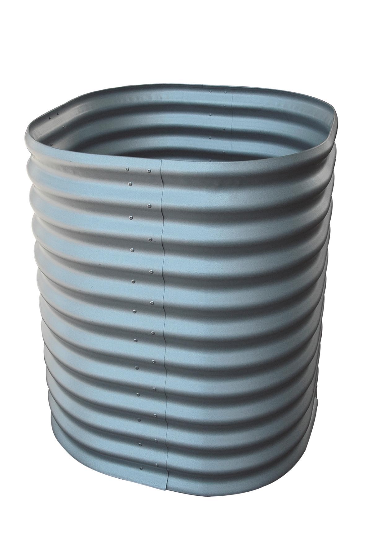 Hochbeet Stahl Vita 82,1x85,8x82,1 cm Alufarben - Alufarben, Basics, Metall (82,1/85,8/82,1cm)
