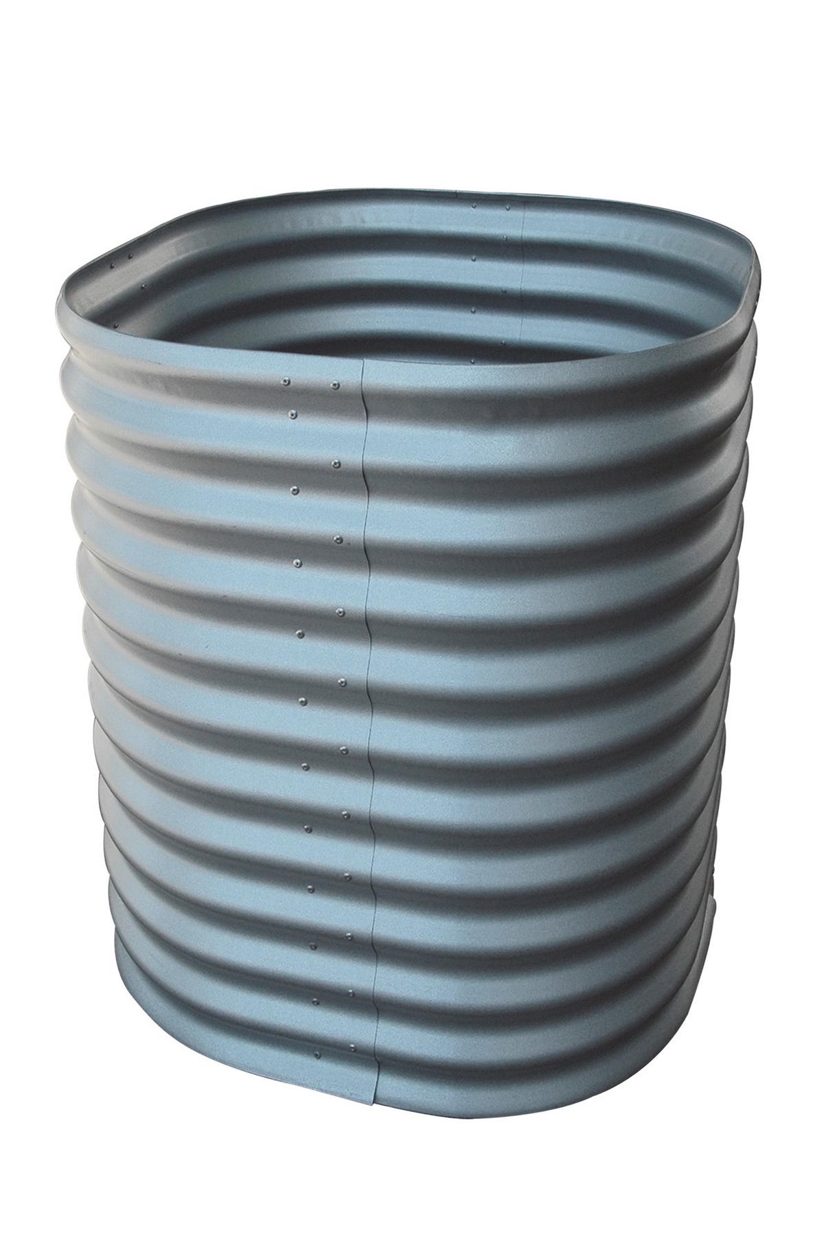 Hochbeet Stahl Vita 82,1x85,8x82,1 cm Alufarben - Alufarben, Basics, Metall (82,1/85,8/82,1cm)